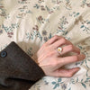 Silver-Tone Statement Rings for Women, Assorted Floral, Bow, Geometric and Textured Open-Band Designs