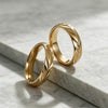 Adjustable Wheat Ear Ring for Women, Titanium Steel Botanical Band in Gold or Silver Tone - Product view 1