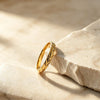 Adjustable Wheat Ear Ring for Women, Titanium Steel Botanical Band in Gold or Silver Tone - Product view 4