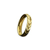 Adjustable Wheat Ear Ring for Women, Titanium Steel Botanical Band in Gold or Silver Tone - Product view 5