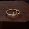 925 Sterling Silver Ring, Openwork or Textured Design with Clear Accents, 7 Styles