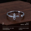 925 Sterling Silver Ring, Openwork or Textured Design with Clear Accents, 7 Styles