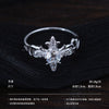 925 Sterling Silver Ring, Openwork or Textured Design with Clear Accents, 7 Styles