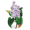 Enamel Lilac Flower Brooches Beauty Spring 4-color Clove Flower Party Office Brooch Pins Gifts - Image 1
