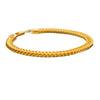 6 mm Mesh Chain Bracelet, Simple Alloy Band in Gold-Tone or Silver-Tone Finish - Product view 5