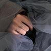 Open Ring for Women, Assorted Silver-Tone Geometric, Heart, Chain and Sculpted Band Designs