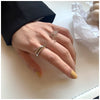 Open Ring for Women, Assorted Silver-Tone Geometric, Heart, Chain and Sculpted Band Designs