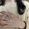 Open Ring for Women, Assorted Silver-Tone Geometric, Heart, Chain and Sculpted Band Designs
