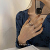 Open Ring for Women, Assorted Silver-Tone Heart, Chain, Textured and Geometric Designs