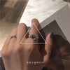 Open Ring for Women, Assorted Silver-Tone Heart, Chain, Textured and Geometric Designs