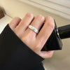 Open Ring for Women, Assorted Silver-Tone Heart, Chain, Textured and Geometric Designs