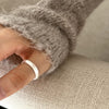 Open Ring for Women, Assorted Silver-Tone Heart, Chain, Textured and Geometric Designs