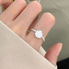 Open Ring for Women, Assorted Silver-Tone Heart, Chain, Textured and Geometric Designs