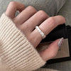 Open Ring for Women, Assorted Silver-Tone Heart, Chain, Textured and Geometric Designs