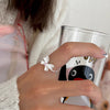 Open Ring for Women, Assorted Silver-Tone Heart, Chain, Textured and Geometric Designs