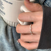 Open Ring for Women, Assorted Silver-Tone Heart, Chain, Textured and Geometric Designs