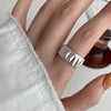 Open Ring for Women, Assorted Silver-Tone Heart, Chain, Textured and Geometric Designs