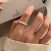 Open Ring for Women, Assorted Silver-Tone Heart, Chain, Textured and Geometric Designs