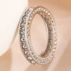 Cubic Zirconia Band Ring, Zinc Alloy with Silver-Tone Finish, Sizes No. 5-11