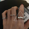 Open Ring for Women, Assorted Silver-Tone Heart, Oval Accent and Layered Band Designs