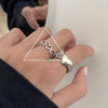 Open Ring for Women, Assorted Silver-Tone Heart, Oval Accent and Layered Band Designs