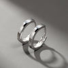 Small Hoop Earrings, Round Minimalist Design, Pair with 6, 8, 9, 10 or 12 mm Inner Diameter Options - Product view 4