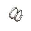 Small Hoop Earrings, Round Minimalist Design, Pair with 6, 8, 9, 10 or 12 mm Inner Diameter Options - Product view 5