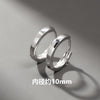 Small Hoop Earrings, Round Minimalist Design, Pair with 6, 8, 9, 10 or 12 mm Inner Diameter Options - Inner diameter about 10mm (a pair)