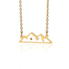 Seed Pendant Necklaces, Stainless Steel Frames with Botanical-Inspired Inserts, Assorted Designs - 3130-Gold