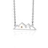 Seed Pendant Necklaces, Stainless Steel Frames with Botanical-Inspired Inserts, Assorted Designs - 3130-Platinum