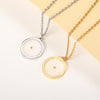 Seed Pendant Necklaces, Stainless Steel Frames with Botanical-Inspired Inserts, Assorted Designs - Product view 4