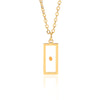 Seed Pendant Necklaces, Stainless Steel Frames with Botanical-Inspired Inserts, Assorted Designs - 3127-Gold