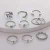 Celestial and Heart Ring Set, 10 Pieces, Gold-Tone or Silver-Tone Designs