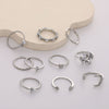 Celestial and Heart Ring Set, 10 Pieces, Gold-Tone or Silver-Tone Designs