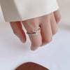 Snake Ring, Stainless Steel with Clear Accents and Green Eyes, Gold-Tone, US Sizes 6-9