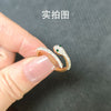 Snake Ring, Stainless Steel with Clear Accents and Green Eyes, Gold-Tone, US Sizes 6-9