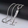 Bullet-Shaped Pendant, Alloy Jewelry Design, Pendant Only and Necklace Chain Options - Product view 1
