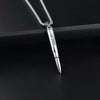 Bullet-Shaped Pendant, Alloy Jewelry Design, Pendant Only and Necklace Chain Options - Product view 3