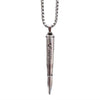 Bullet-Shaped Pendant, Alloy Jewelry Design, Pendant Only and Necklace Chain Options - Product view 5