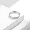 Flat Band Ring, Stainless Steel, 3 mm Wide, Five Colors, Sizes No. 5-12