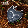 Six-Pointed Star Pendants, Polished Stainless Steel Designs, Pendant Only - Bp8-880 single pendant