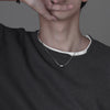 Intertwined Pendant Necklace, Snake Chain Design in 45, 50, 55 or 60 cm Length Options - Product view 1