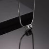 Intertwined Pendant Necklace, Snake Chain Design in 45, 50, 55 or 60 cm Length Options - Intertwined pendant necklace 50cm each / Intertwined pendant necklace 55cm each