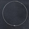 Intertwined Pendant Necklace, Snake Chain Design in 45, 50, 55 or 60 cm Length Options - Intertwined pendant necklace 60cm each