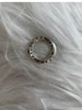 Star Ring for Women, Silver-Tone Open Bands with Engraved, Colorful or Clear Accent Designs