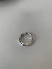 Star Ring for Women, Silver-Tone Open Bands with Engraved, Colorful or Clear Accent Designs