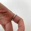 Star Ring for Women, Silver-Tone Open Bands with Engraved, Colorful or Clear Accent Designs