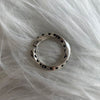 Star Ring for Women, Silver-Tone Open Bands with Engraved, Colorful or Clear Accent Designs