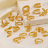 Snake Ring, Stainless Steel with Textured or Polished Finish, Gold-Tone or Silver-Tone, 25 Styles