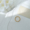 Twist Stacking Ring for Women, Slim Gold-Tone Rope-Detail Band, Sizes 5-10